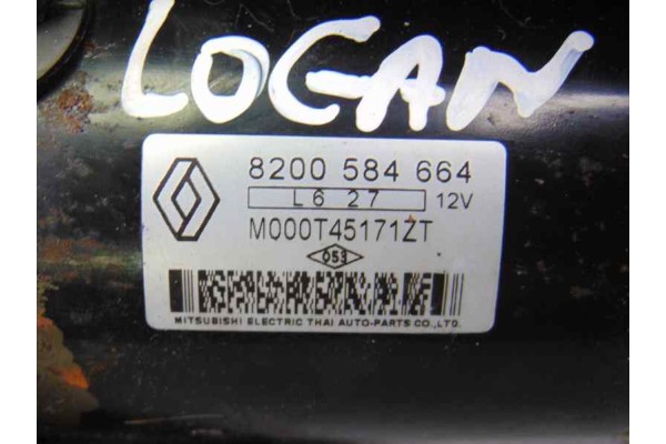 Motor arranque, Dacia Logan 1 Básico 2007, 8200584664