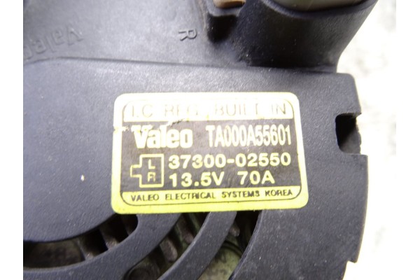 Alternador, Hyundai Getz (Tb) 1.1 Básico 2004, 3730002550