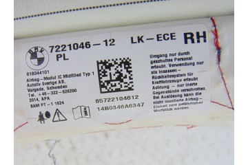 Airbag cortina delantero derecho, Bmw Serie 3 Touring (F31) 318d 2014, 7221046