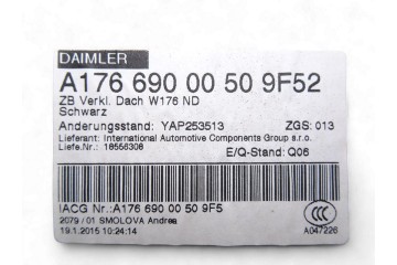 Techo interior, Mercedes-benz Clase a (Bm 176) A 180 CDI BlueEfficiency (176.012) 2015, A1766900050