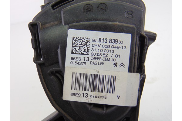 Potenciometro pedal, Citroen C3 Picasso Exclusive 2013, 9681383980 usado 4