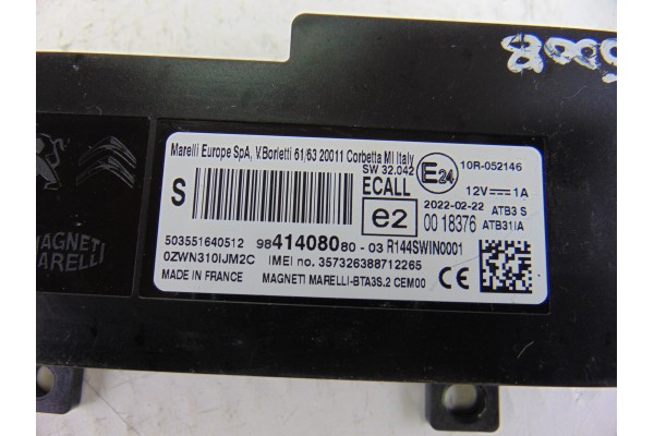 Módulo electrónico, Peugeot 5008 Active 2017, 9841408080