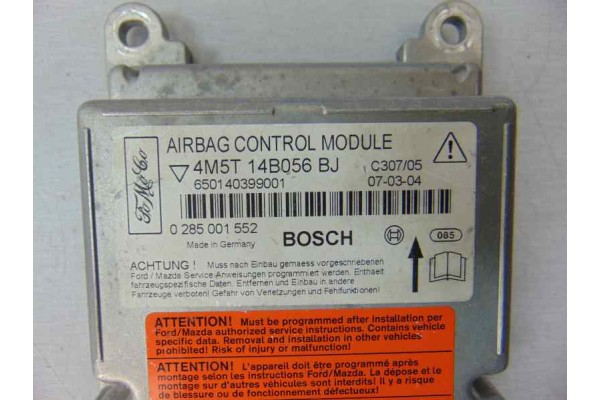 Centralita airbag, 4M5T14B056BJ usado 4