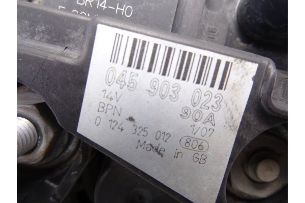 Alternador, Seat Ibiza (6L1) Reference 2007, 045903023 usado 4