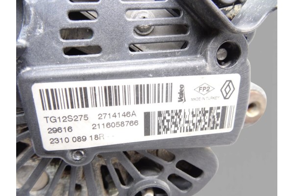 Alternador, Renault Captur I Adventure 2016, 231008918R usado 4