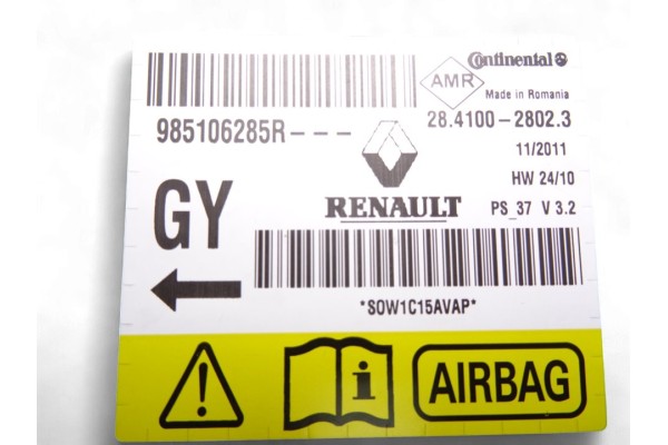 Centralita airbag, Renault Megane Iii Sport Tourer Business 2011, 985106285R