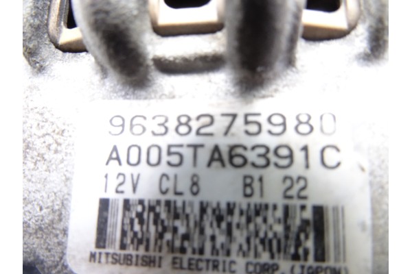 Alternador, Peugeot 206 Xt 2001, 9638275980 usado 4
