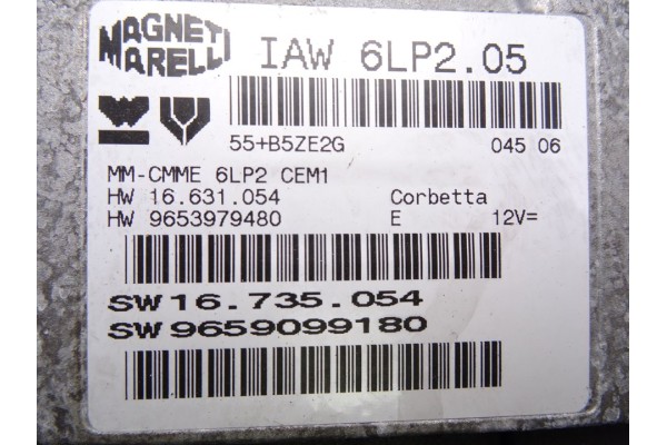 Centralita motor uce, Citroen C4 Berlina Collection 2006, 9653979480 usado 4