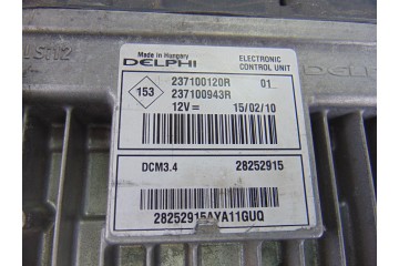 Centralita motor uce, Renault Megane Iii Berlina 5P Expression 2010, 237100120R