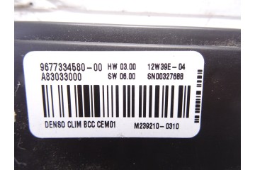 Módulo electrónico, Citroen Grand C4 Picasso Millenium 2013, 9677334580