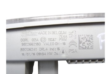 Piloto delantero derecho, Peugeot 308 Sw Active 2016, 9812662180