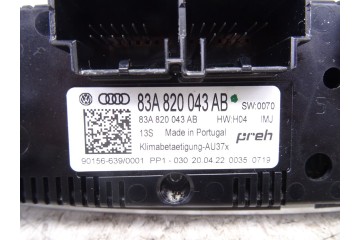 Mando climatizador, Audi Q3 (F3B) 35 TDI S line 2022, 83A820043AB