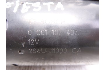 Motor arranque, Ford Fiesta (Cbk) Ambiente 2002, 2S6U11000CA