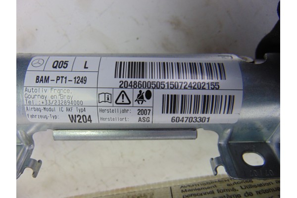 604703301 AIRBAG CORTINA DELANTERO IZQUIERDO MERCEDES-BENZ CLASE C (BM 204) BERLINA