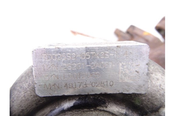 Turbocompresor, Hyundai I20 (Pb) City S 2013, 282012A081 usado 4