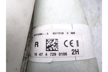 Airbag cortina delantero derecho, Renault Kadjar Business 2020, 630778100