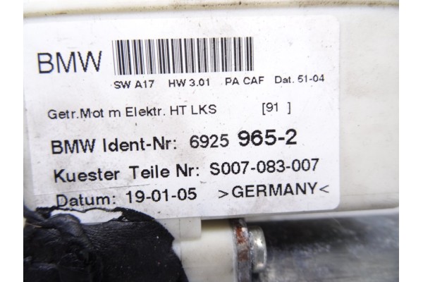 Elevalunas trasero izquierdo, BMW Serie X3 (E83) 3.0d 2005, 6925965 usado 4