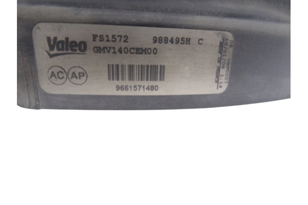 Electroventilador, Peugeot 308 Confort 2008, 9661571480
