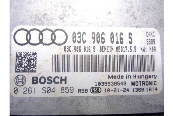 Centralita motor uce, Audi A3 Sportback (8PA) 1.4 TFSI Ambiente 2010, 03C906016S