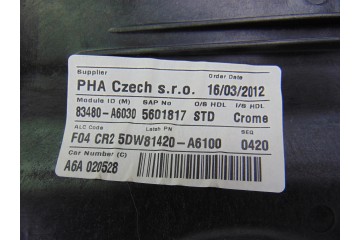 2 PIN ELEVALUNAS TRASERO DERECHO HYUNDAI I30 (GD) Classic 2012 2 PIN 203704 HYUNDAI - 2