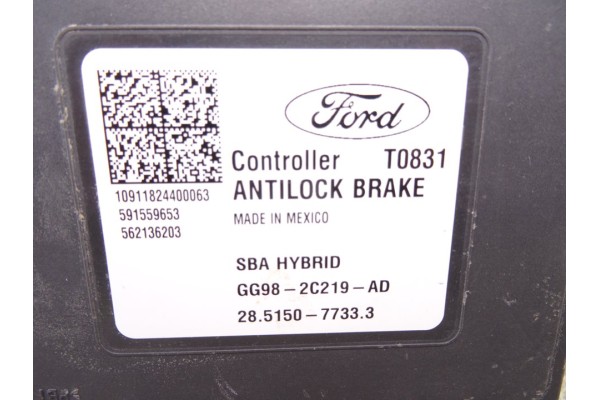Abs, Ford Mondeo Berlina (Cng) Hybrid 2019, GG982C219AD
