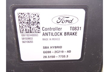 Abs, Ford Mondeo Berlina (Cng) Hybrid 2019, GG982C219AD