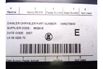 Módulo electrónico, Chrysler 300C (Le/lx) 3.0 Crd 2009, 04602799AD