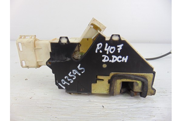 Cerradura puerta delantera derecha, Peugeot 407 ST Sport 2004, 9660698180