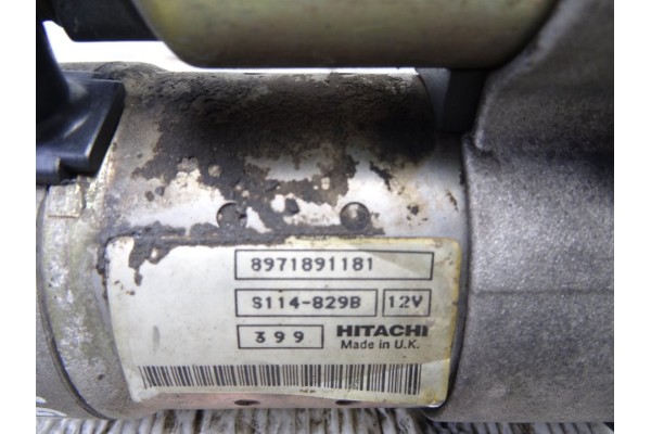 Motor arranque, Opel Combo (Corsa C) Familiar 2004, 8971891181 usado 4