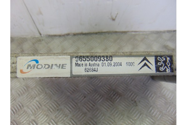 Condensador / radiador aire acondicionado, Citroen C3 1.4 16V SensoDrive X-Tr 2004, 9655009380 usado 5