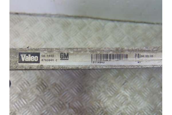 Condensador / radiador aire acondicionado, Opel Vectra C Berlina Comfort 2005, 13114943 usado 5