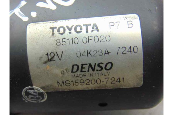 Motor limpia delantero, Toyota Corolla Verso (R1) 2.2 D-4D Luna 2008, 85110-0F020
