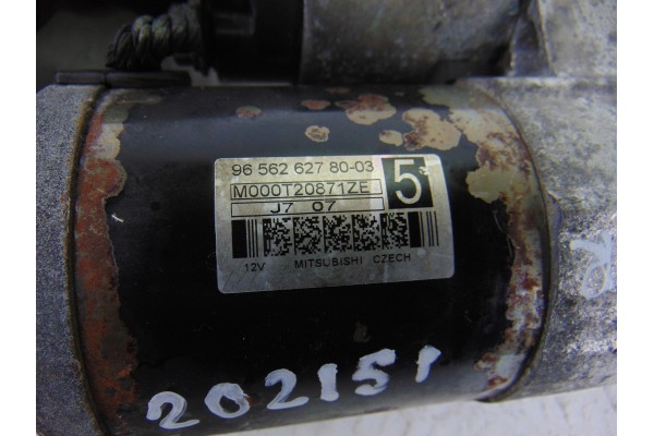 Motor arranque, Citroen C-crosser Vtr 2009, 9656262780 usado 5