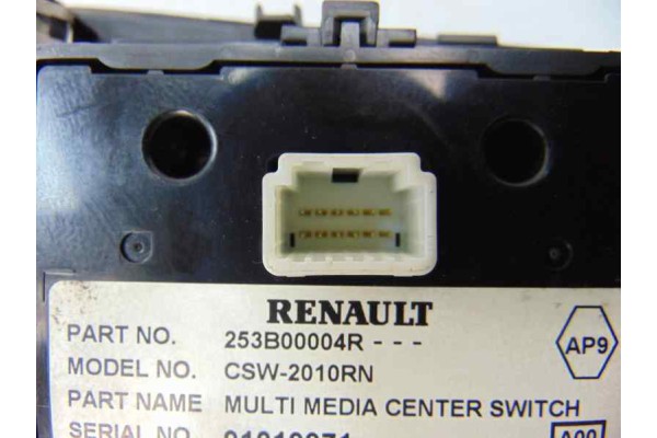 Mando multifuncion, Renault Scenic Iii (Jz) Emotion 2009, 253B00004R