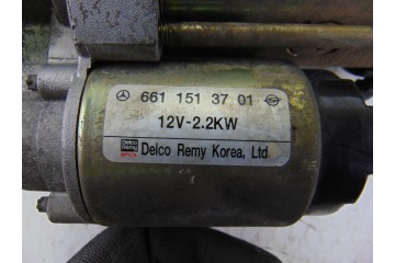 6611513701  MOTOR ARRANQUE SSANGYONG RODIUS Xdi Limited AWD 2006 6611513701 203611 SSANGYONG - 4