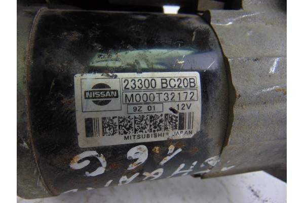 Motor arranque, Nissan Qashqai (J10) Acenta 2010, M000T32172