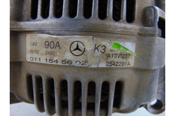 Alternador, Mercedes-benz Clase a (Bm 168) 160 (168.033) 2000, 0111545602