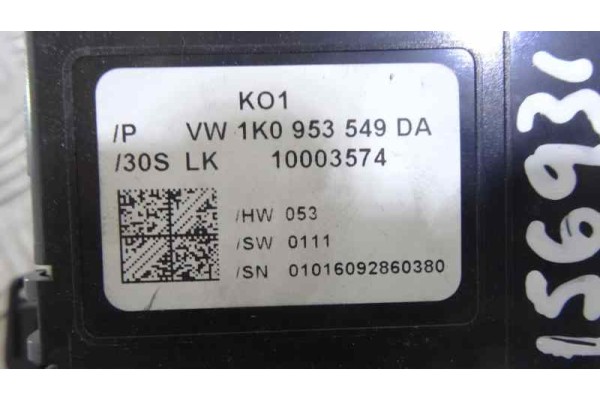 Módulo electrónico, Volkswagen Caddy (2K)(02.2004) Life 2009, 1K0953549DA