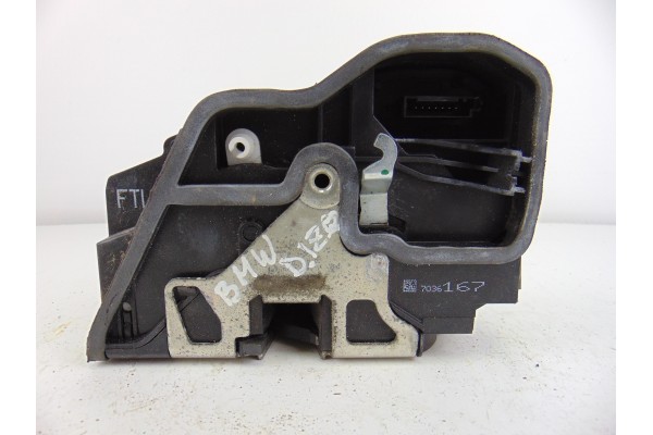 Cerradura puerta delantera izquierda, BMW Serie 7 (E65/E66) 740d 2007, 7036167 usado 5