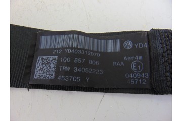 Cinturon seguridad trasero derecho, Volkswagen Eos (1F7)(2006) 2.0 Tdi 2006, 1Q0857806