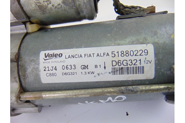 Motor arranque, Citroen Nemo Attraction 2015, 51880229 usado 5