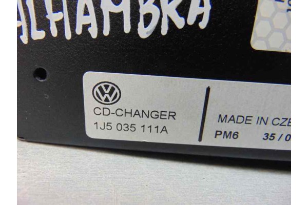 Sistema audio / radio cd, Seat Alhambra (7V9) Fancy 2008, 1J5035111A usado 5