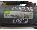 Motor arranque, Peugeot 307 (S1)(04.2001) XR Clim Plus 2004, 9648644680