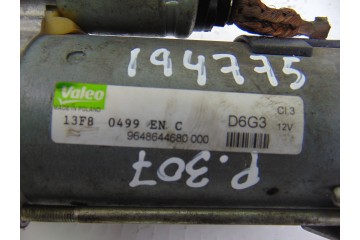 Motor arranque, Peugeot 307 (S1)(04.2001) XR Clim Plus 2004, 9648644680