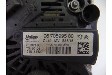 Alternador, Peugeot 308 Style 2015, 9670899580