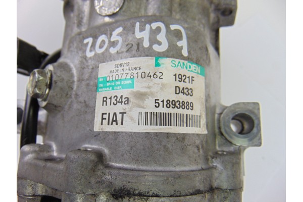 Compresor aire acondicionado, Citroen Nemo Attraction 2015, 51893889 usado 5