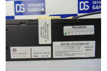 Sistema audio / radio cd, Seat Alhambra (7V9) Reference 2007, 1J5035111A