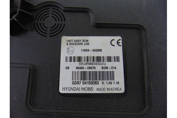 Módulo electrónico, Hyundai I20 (Gb) Classic 2015, 95400-C8070