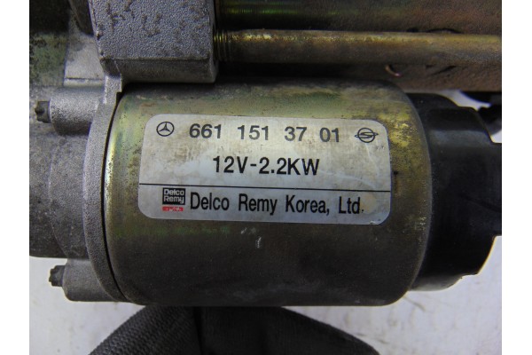 Motor arranque, Ssangyong Rodius Xdi Limited AWD 2006, 6611513701