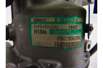 Compresor aire acondicionado, Ford Fiesta (Cbk) Ambiente 2003, 2S6119D629AE